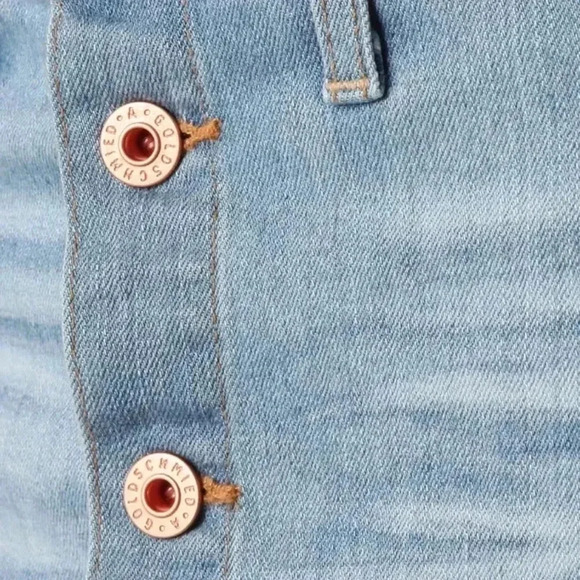 Adriano Goldschmied Button Front Denim Skirt - Picture 2 of 10